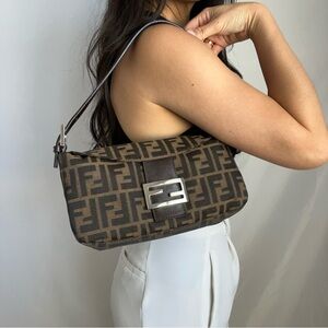Fendi Zucca Shoulder Bag